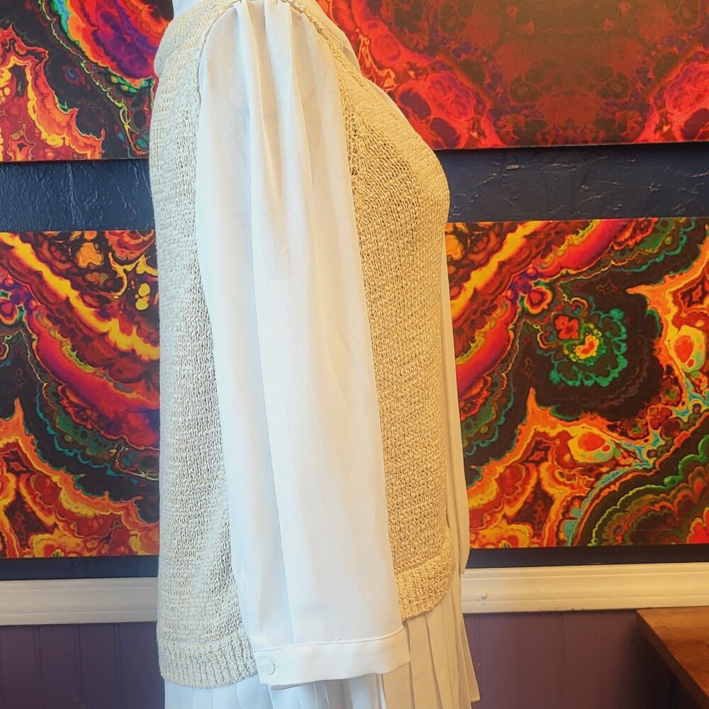 Lauren Conrad ~ Sz Sm ~ Pleated Mock - Layer Top ~ Excellent Condition - Picture 3 of 8